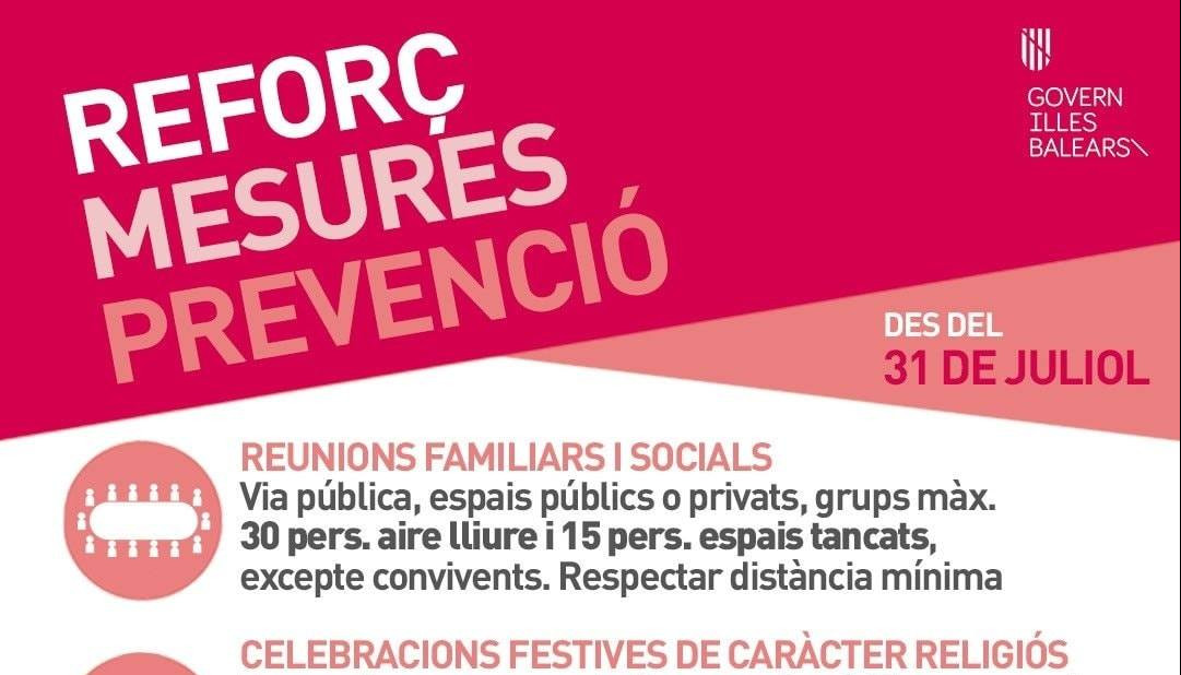 Reforç mesures prevenció