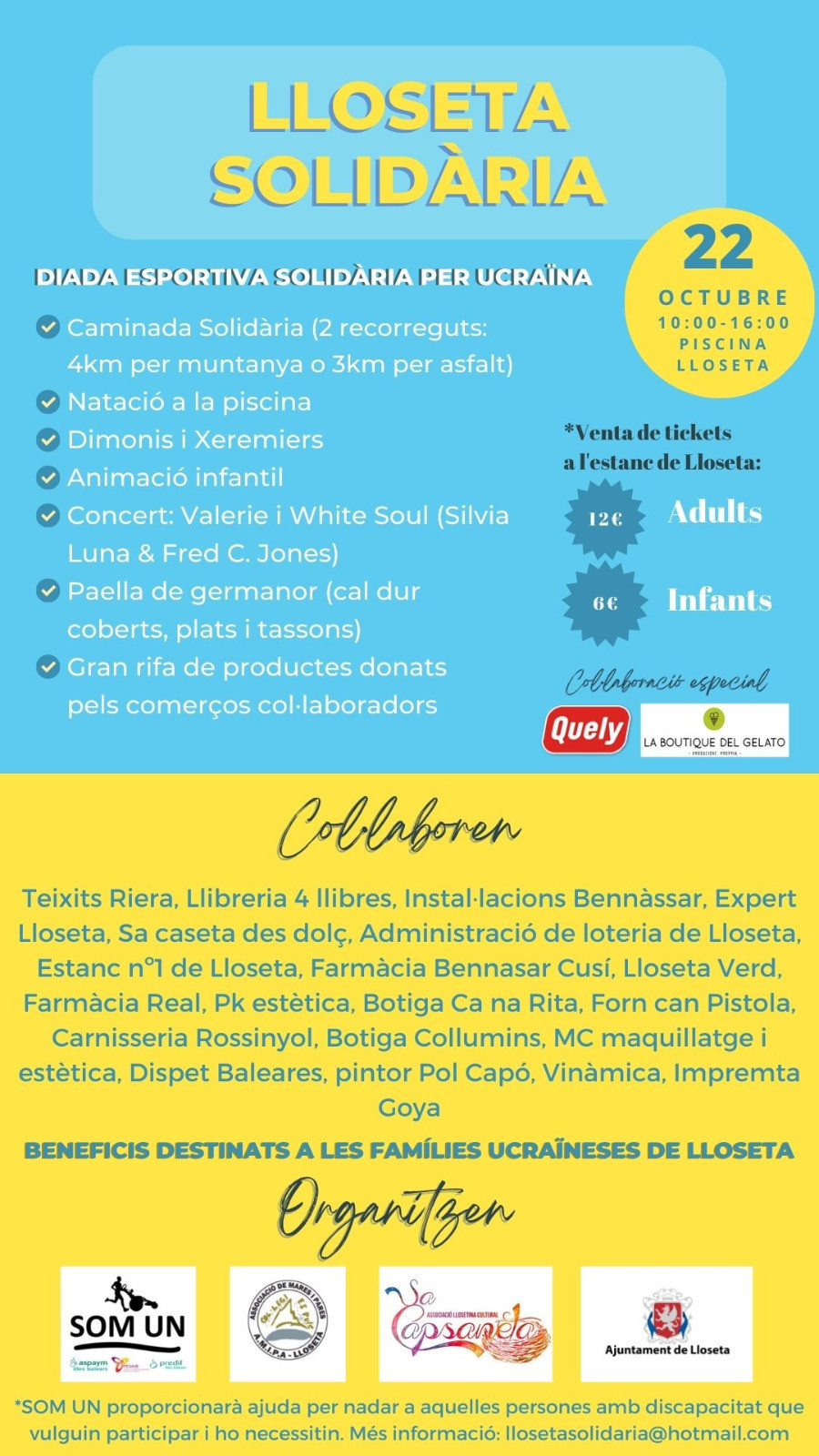 Festa esportiva solidària per Ucraïna