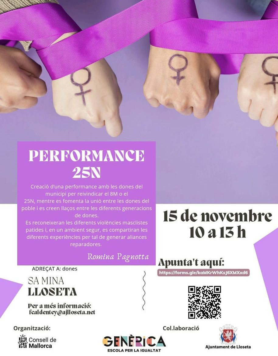 Taller + Performance per al 25N