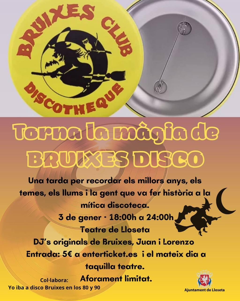Torna la màgia de Bruixes Disco a Lloseta
