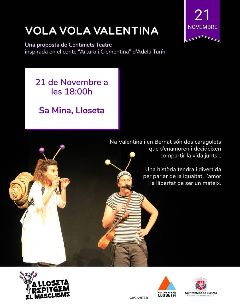 Contacontes per commemorar el 25 de novembre 