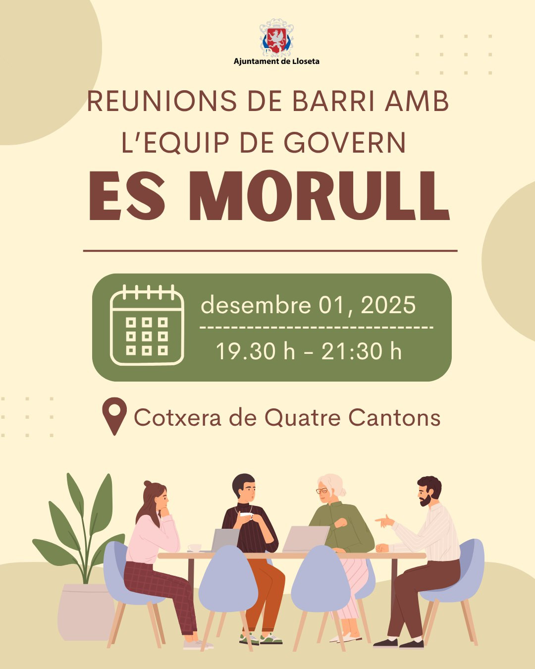 Primera trobada dedicada al barri Des Morull