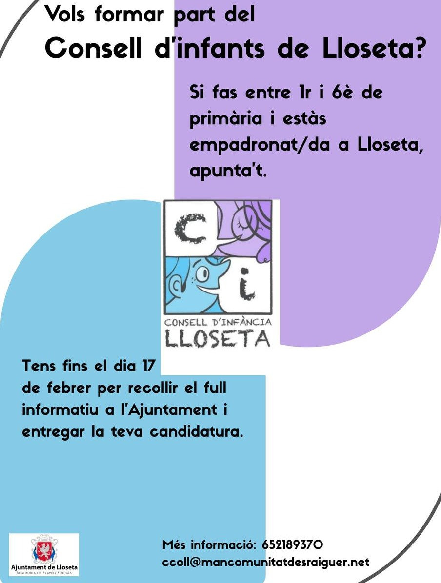 Vols formar part del Consell de la Infància?