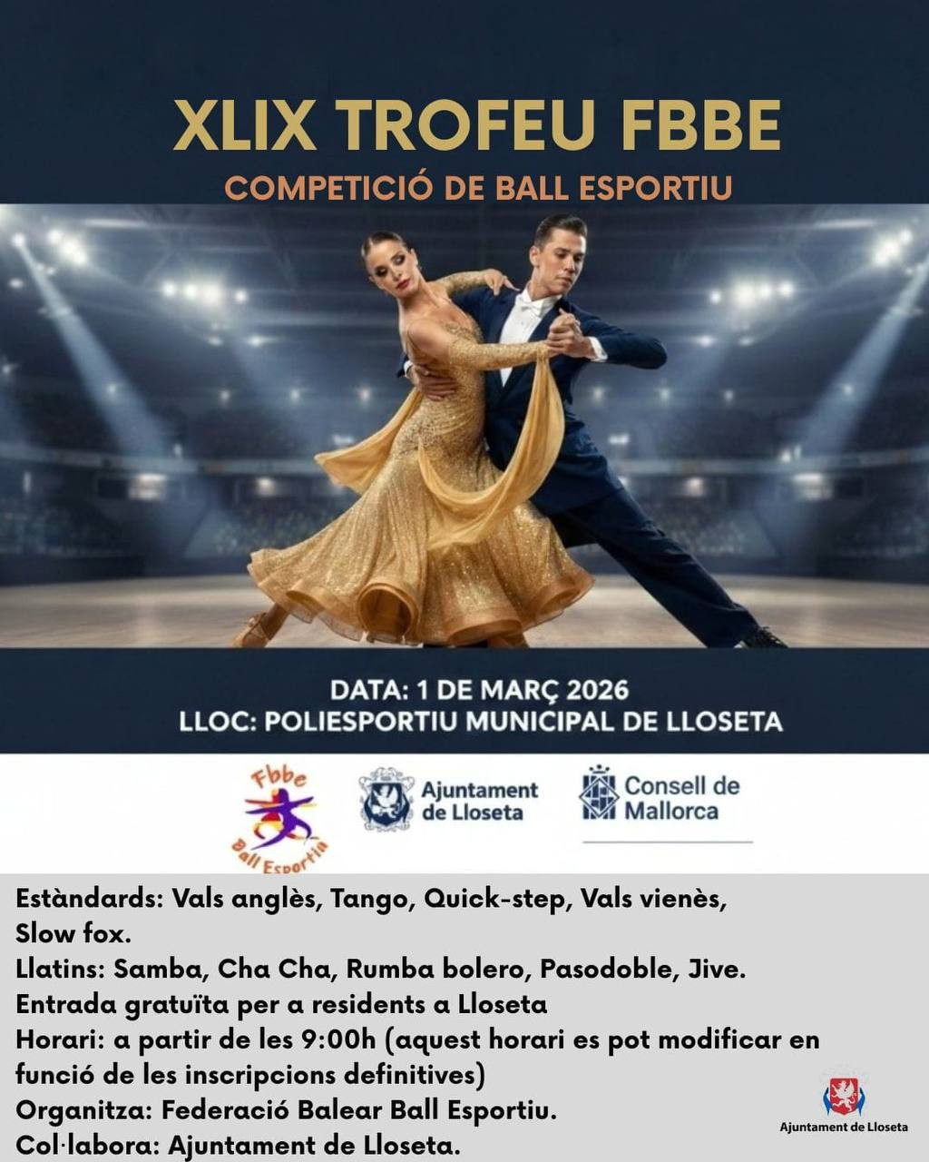 XLIX TROFEU FBBE – COMPETICIÓ DE BALL ESPORTIU