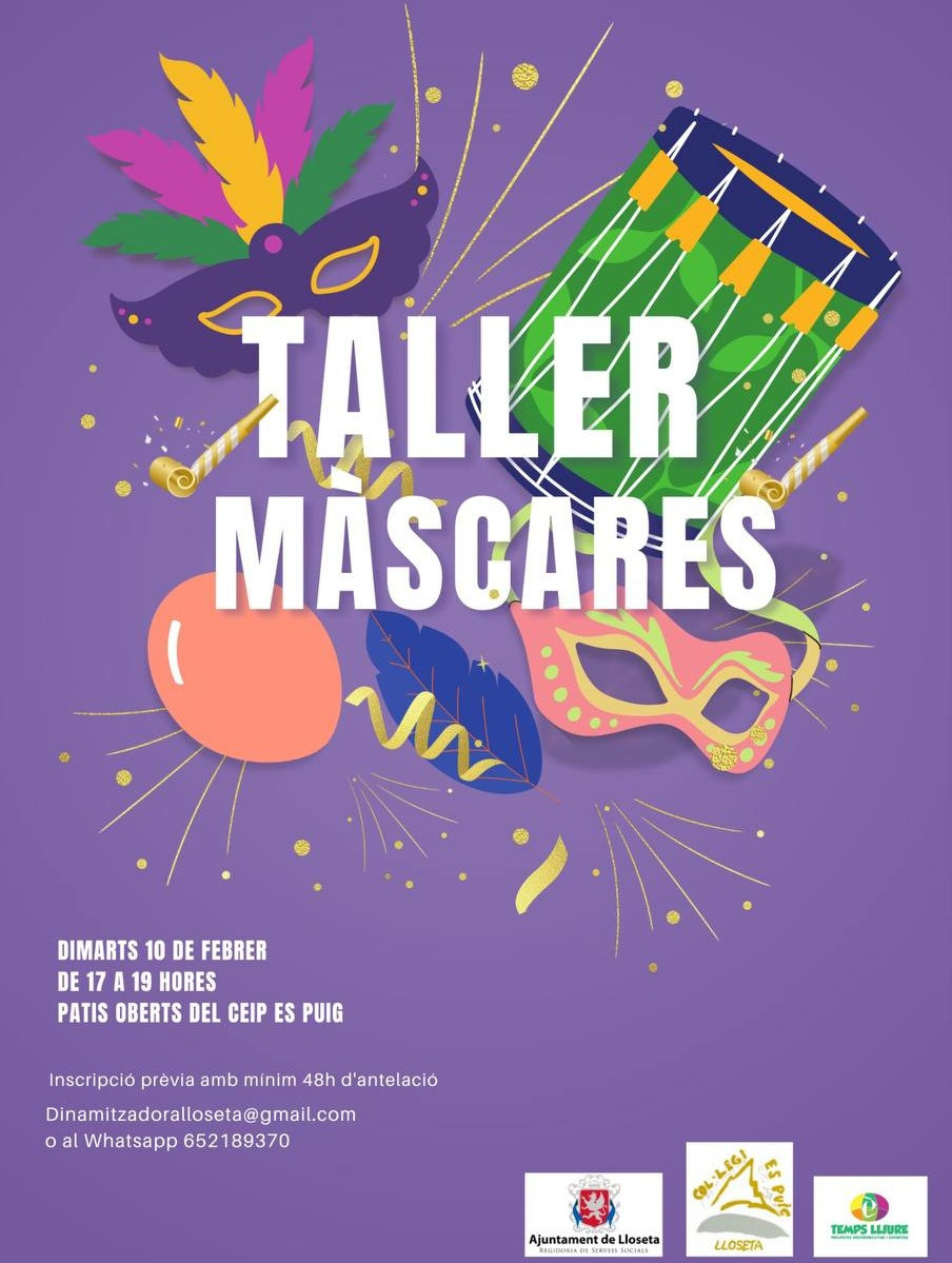 Taller de Carnaval en família