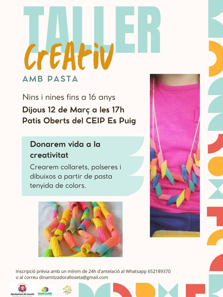 Taller creatiu amb pasta de colors