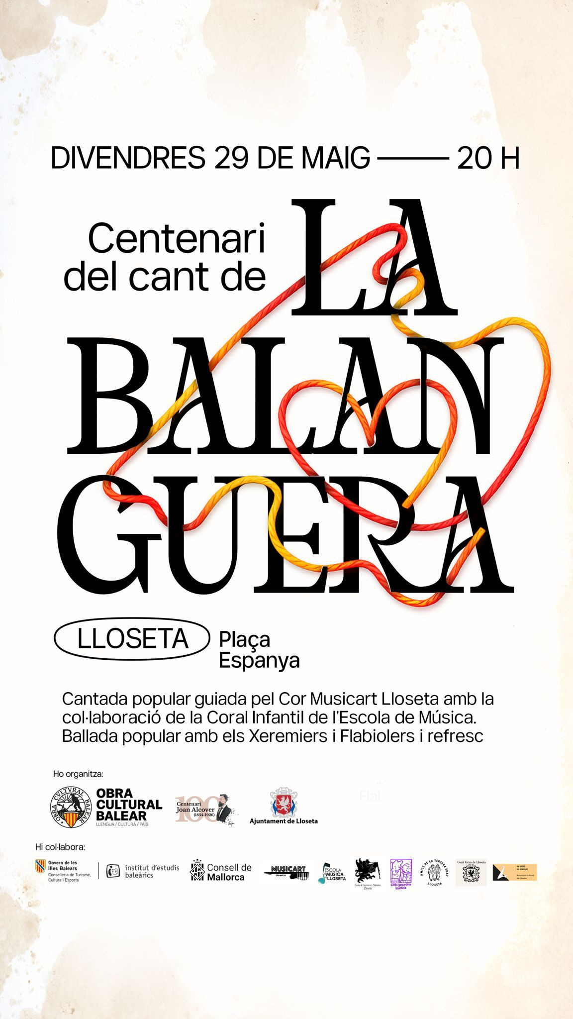 Cel·lebració del Centenari del Cant de La Balanguera 